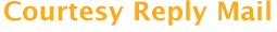 Courtesy Reply Mail